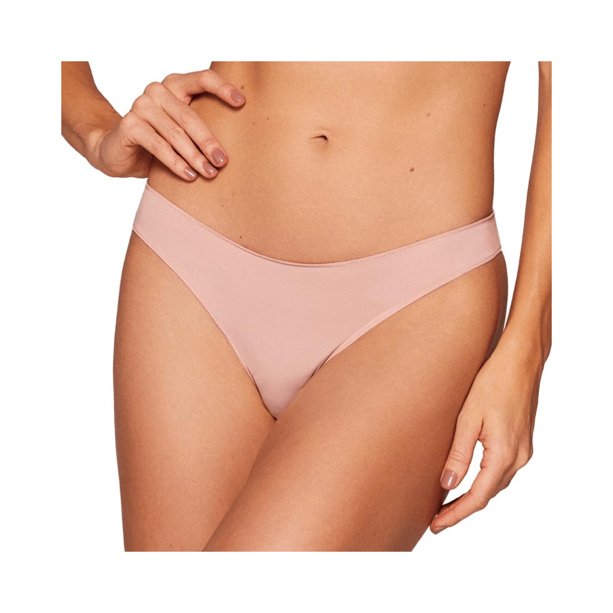 Calcinha Liebe Fio Dental Microfibra 101700 Nude Calcinha Liebe Fio Dental Microfibra 101700 Nude