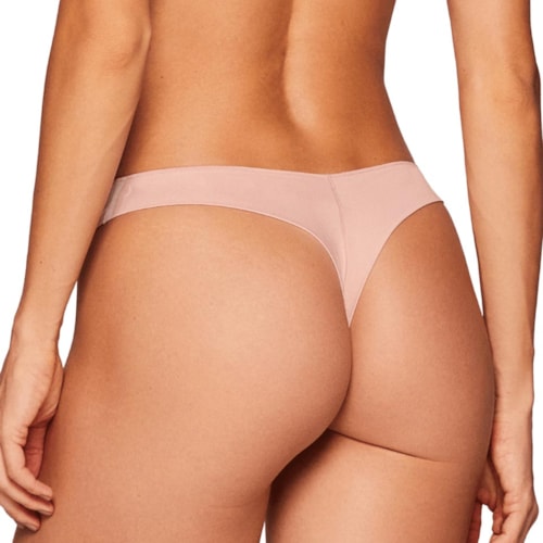 Detalhe - Calcinha Liebe Fio Dental Microfibra 101700 Nude