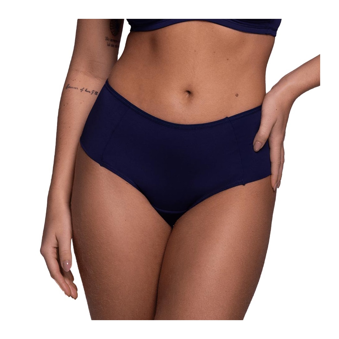Calcinha Liebe Fio Dental Microfibra 201702 Navy Calcinha Liebe Fio Dental Microfibra 201702 Navy