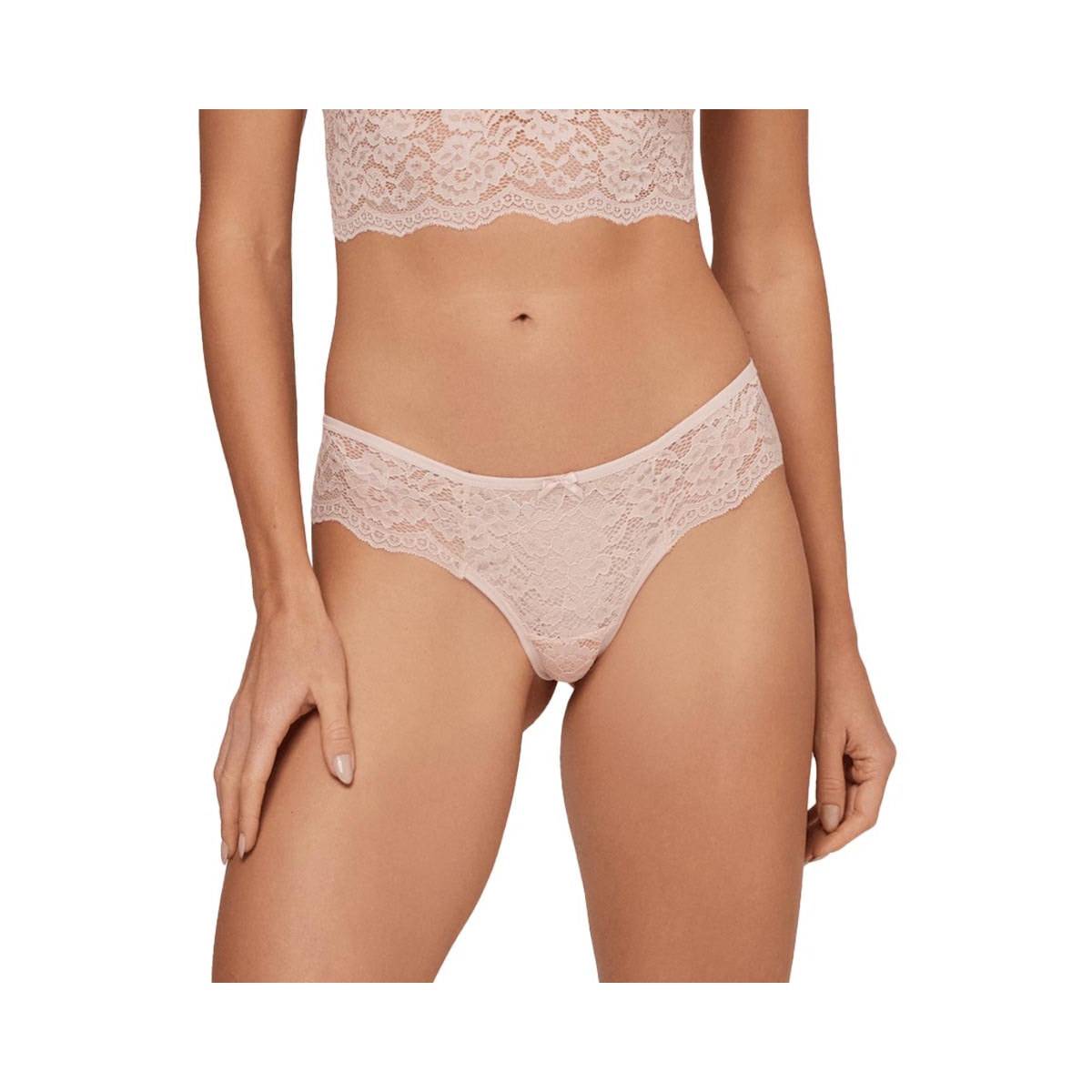Calcinha Liebe Fio Dental Rendanda  501701 Nude