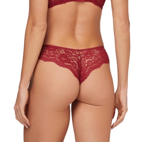 Detalhe - Calcinha Liebe Fio Dental Rendanda 501701 Terra