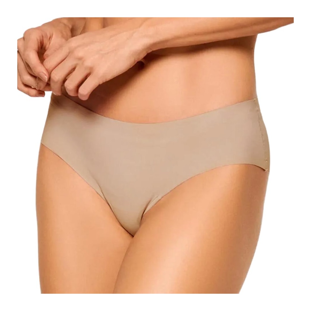 Calcinha Liebe Larga Corte Eletronico 301502 Chocolate
