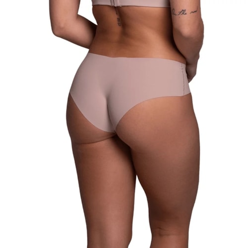 Detalhe - Calcinha Liebe Larga Corte Eletronico 301502 Chocolate