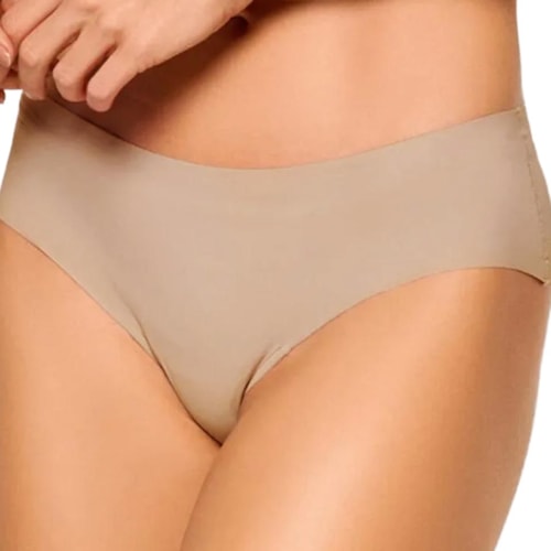 Detalhe - Calcinha Liebe Larga Corte Eletronico 301502 Chocolate