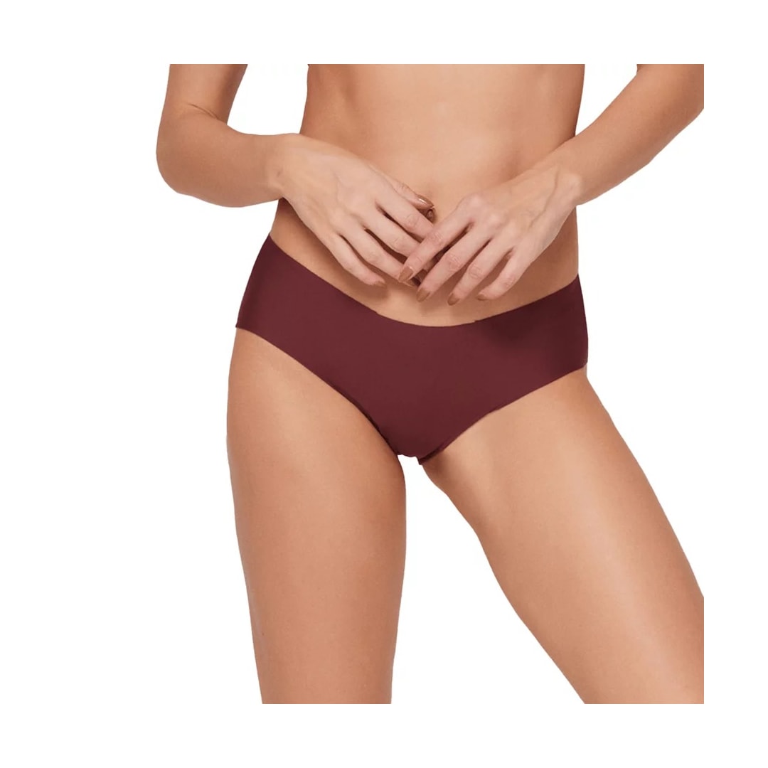 Calcinha Liebe Larga Corte Eletronico 301502 Merlot
