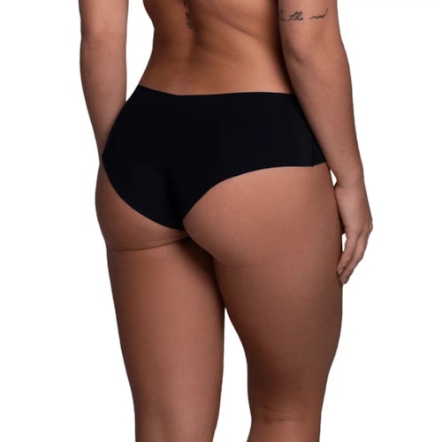 Calcinha Liebe Larga Corte Eletronico 301502 Preto