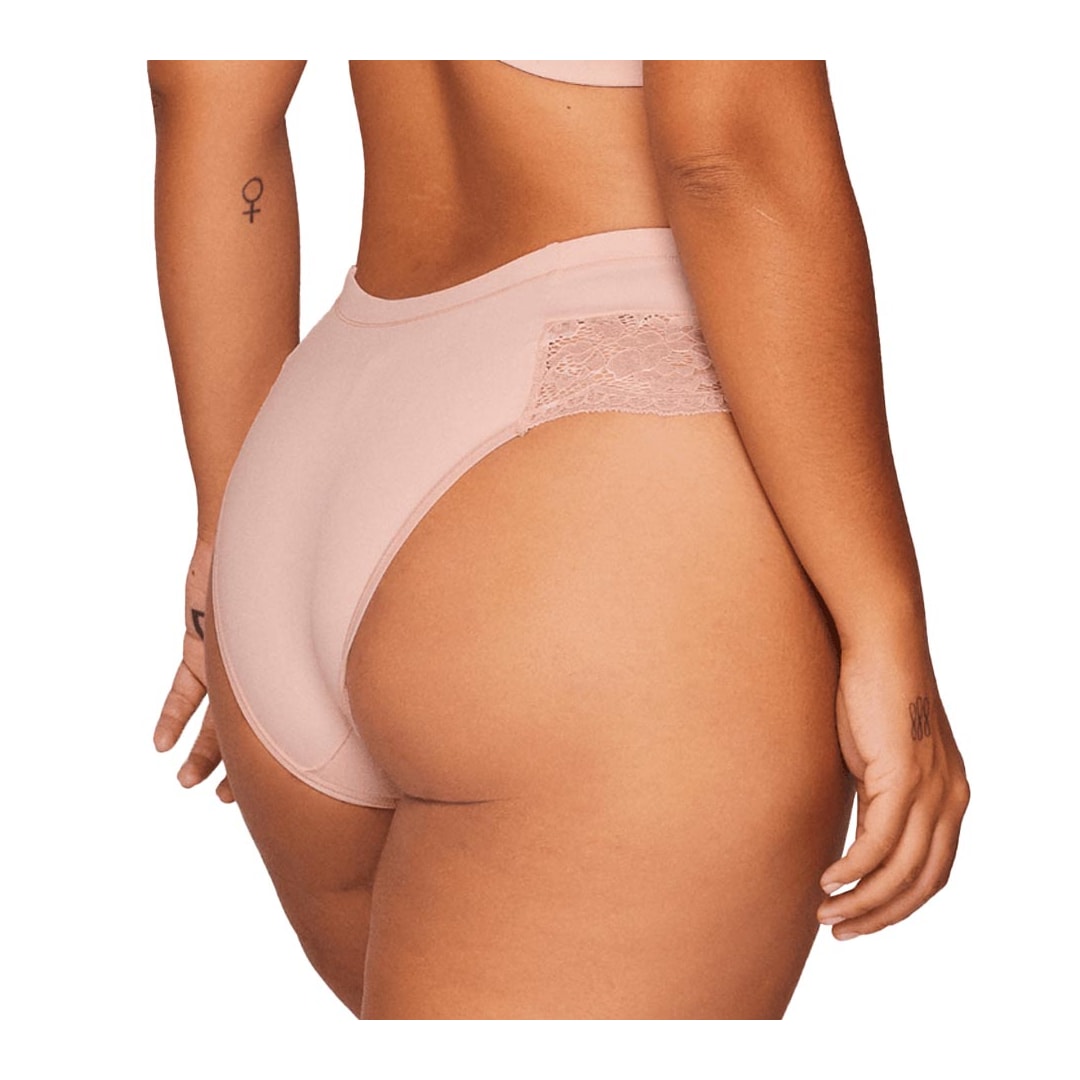 Calcinha Liebe Larga Em Microfibra Com Renda 701502 Nude Calcinha Liebe Larga Em Microfibra Com Renda 701502 Nude