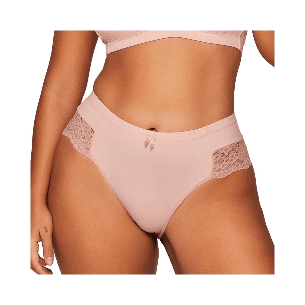 Calcinha Liebe Larga Em Microfibra Com Renda 701502 Nude Calcinha Liebe Larga Em Microfibra Com Renda 701502 Nude