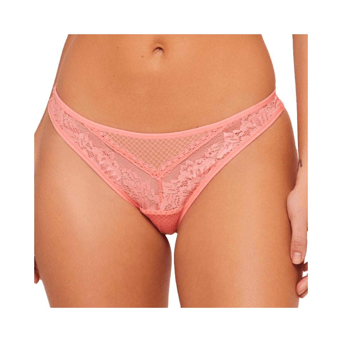 Calcinha Liebe Tanga E Renda C/Laise 501032 Solar