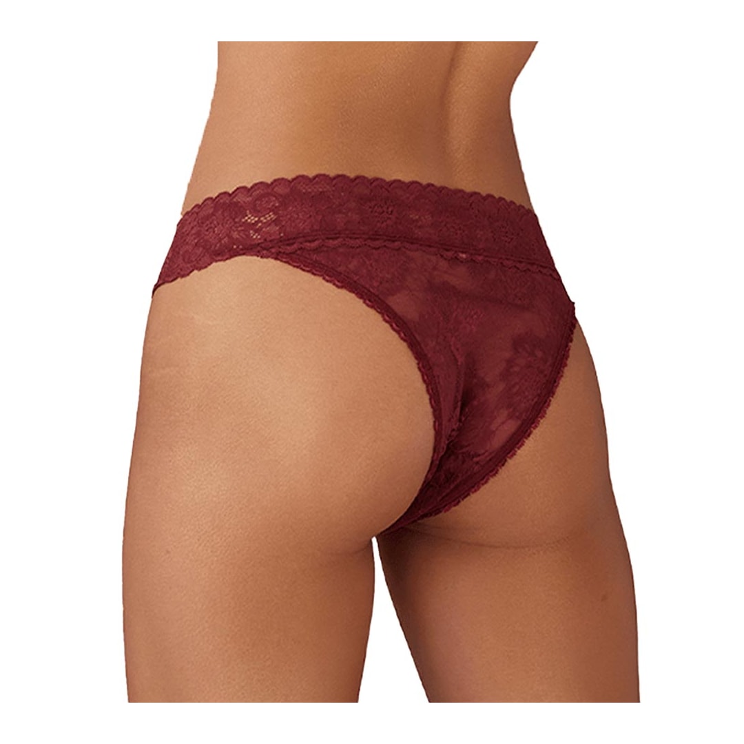 Calcinha Liebe Tanga Em Laise 501029 Merlot