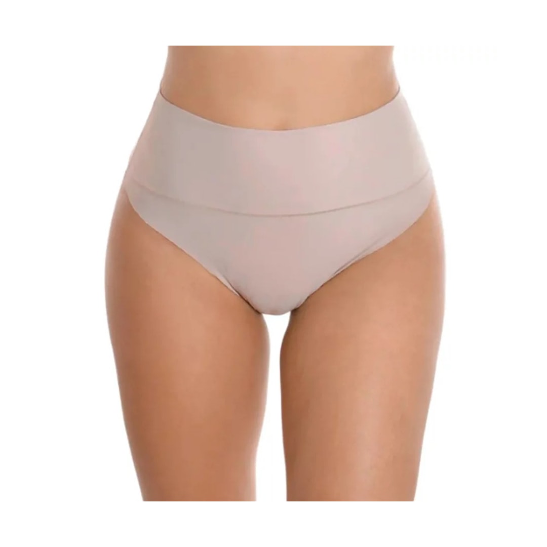 Calcinha Liebe Tanga Pala Alta Control 30130 Chocolate