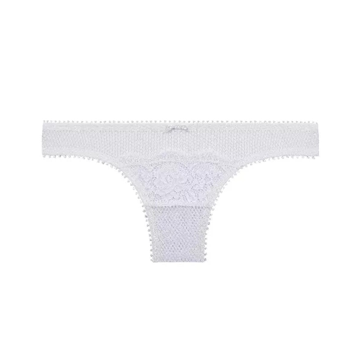 Calcinha Liebe Tanga Renda Peaceful 501014 Branco Calcinha Liebe Tanga Renda Peaceful 501014 Branco