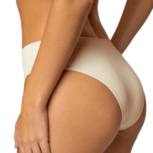 Detalhe - Calcinha Lupo Sem Costura 40300 Baunilha