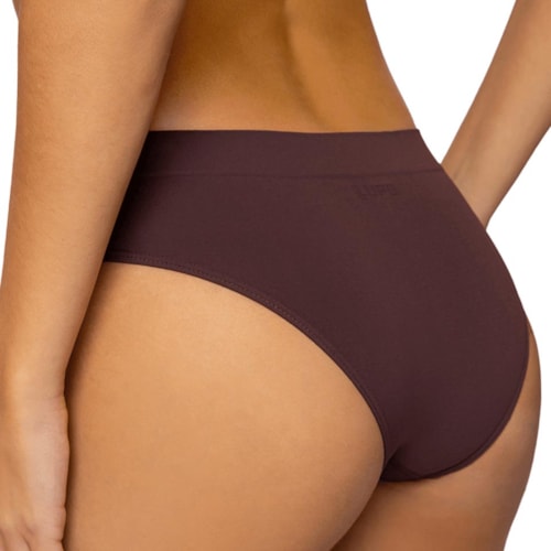 Detalhe - Calcinha Lupo Sem Costura 40300 Canela