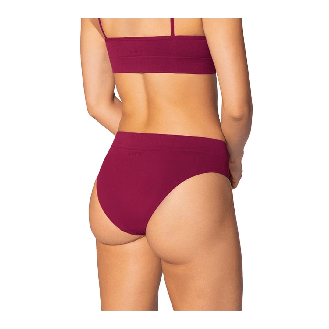 Calcinha Lupo Sem Costura 40300 Cherry