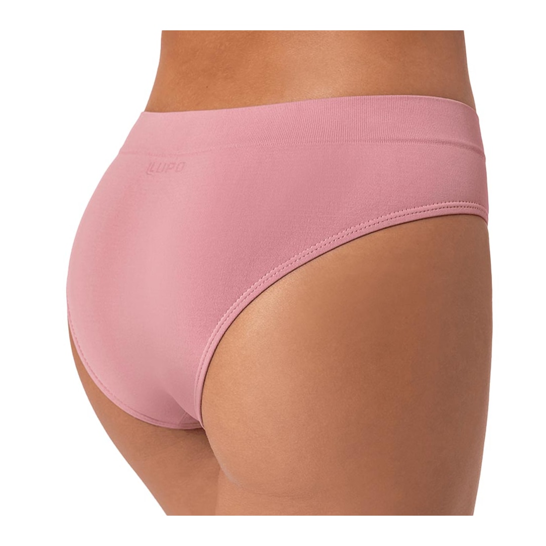 Calcinha Lupo Sem Costura 40300 Rosa Glamour