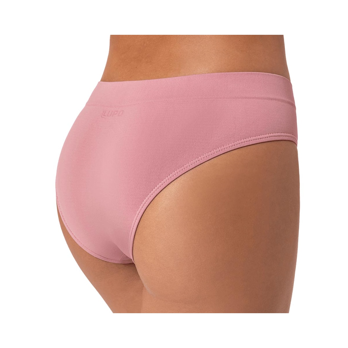 Calcinha Lupo Sem Costura 40300 Rosa Glamour