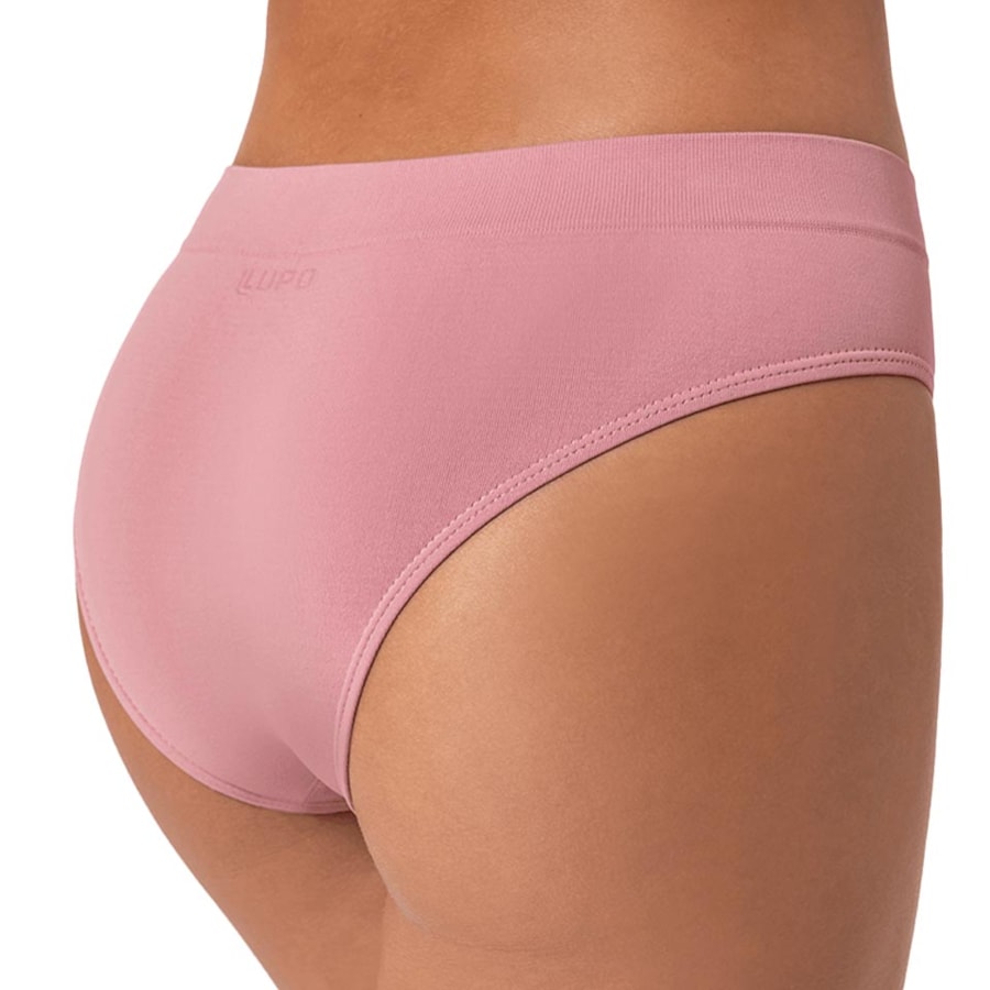 Calcinha Lupo Sem Costura 40300 Rosa Glamour Calcinha Lupo Sem Costura 40300 Rosa Glamour