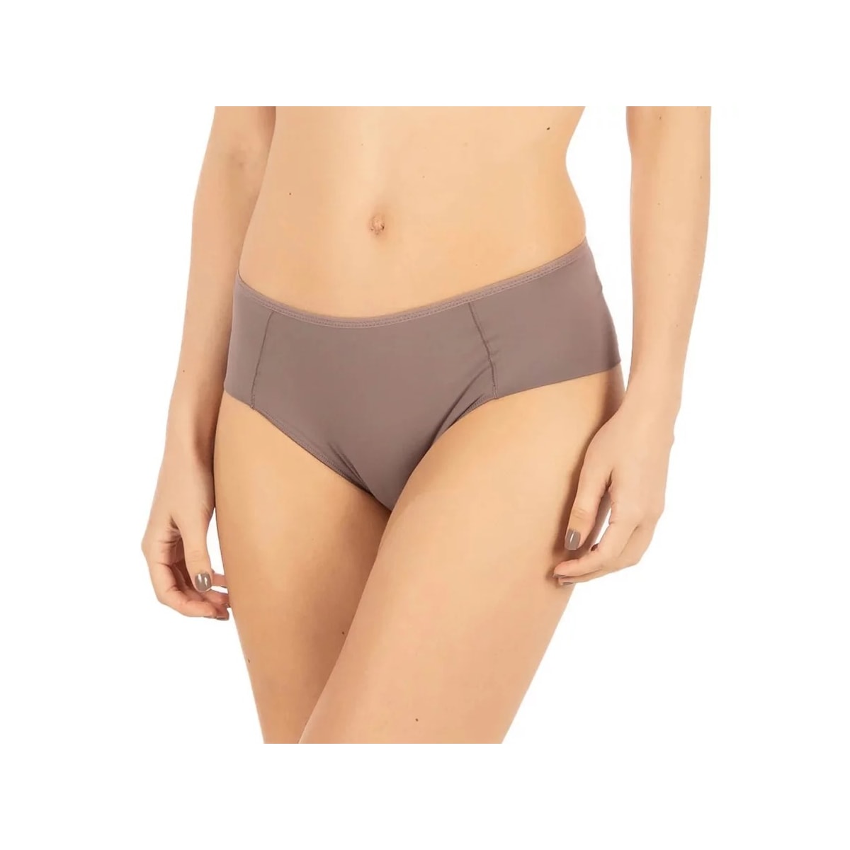 Calcinha Marcyn Alta Dupla 532.029 Camurça Calcinha Marcyn Alta Dupla 532.029 Camurça