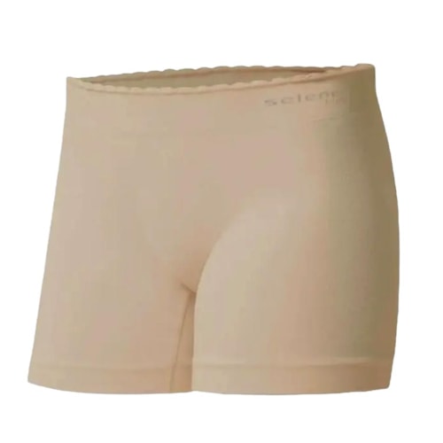 Calcinha Selene Boxer Infantil Sem Costura 20610 Chocolate