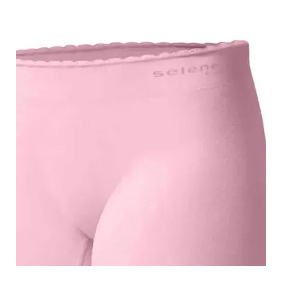 Calcinha Selene Boxer Infantil Sem Costura 20610 Rosa Claro