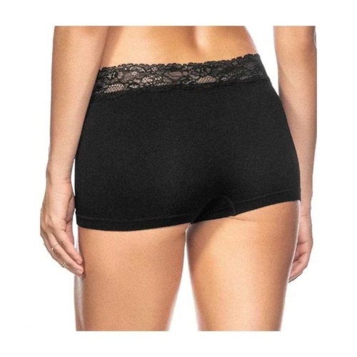 Calcinha Zee Rucci Boxer Feminina Zr0200-018 C099 Preto