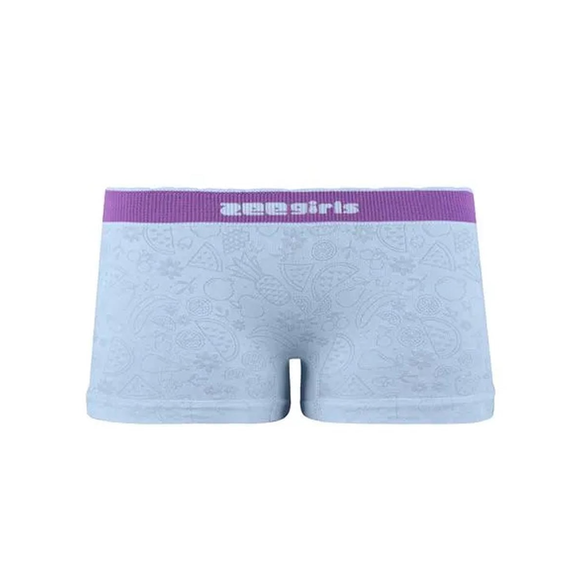 Calcinha Zee Rucci Boxer Infantil Zr1500-001 Azul