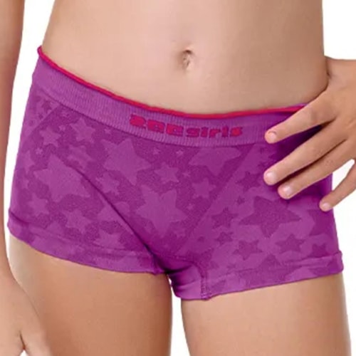 Detalhe - Calcinha Zee Rucci Boxer Infantil Zr1500-001 Maravilha