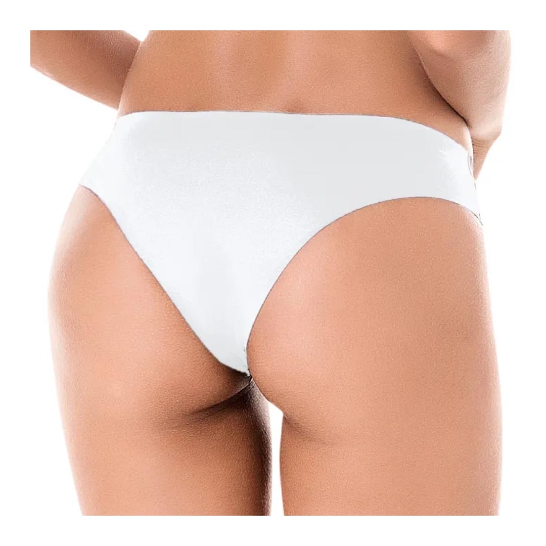 Calcinha Zee Rucci Corte A Laser Zr0201-005 Branco