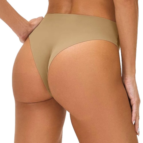 Detalhe - Calcinha Zee Rucci Corte A Laser Zr0201-103 C122 Bege