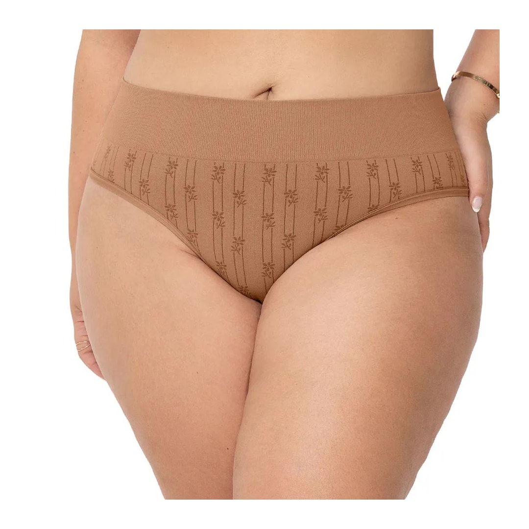 Calcinha Zee Rucci Cós Alto Sem Costura Zr203-083 V44 Terracota Calcinha Zee Rucci Cós Alto Sem Costura Zr203-083 V44 Terracota