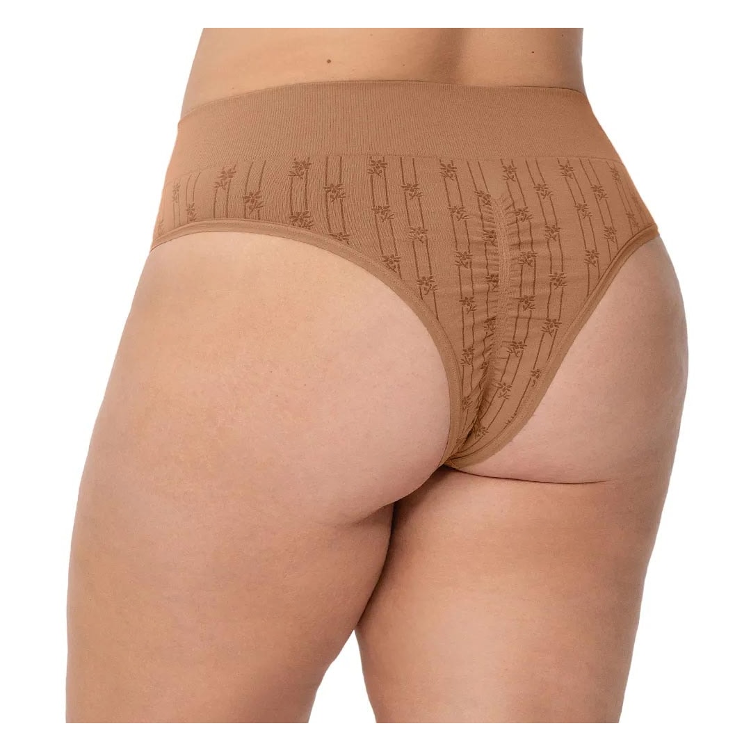 Calcinha Zee Rucci Cós Alto Sem Costura  Zr203-083 V44 Terracota