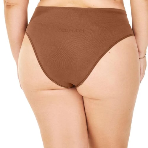 Detalhe - Calcinha Zee Rucci De Lycra Zr0201-078 C638 C128 Caramelo