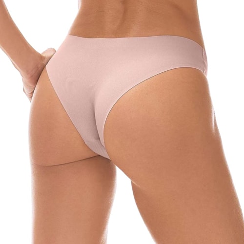 Detalhe - Calcinha Zee Rucci De Lycra Zr0201-104 C571 Rose