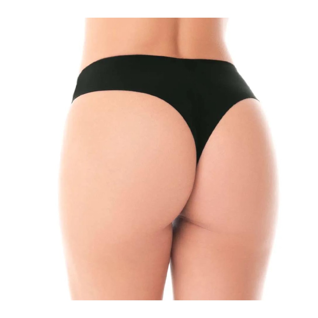 Calcinha Zee Rucci De Lycra Zr0202-056 Preta
