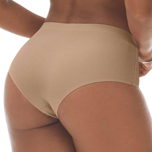 Detalhe - Calcinha Zee Rucci De Lycra Zr0208-023 C104 Nude