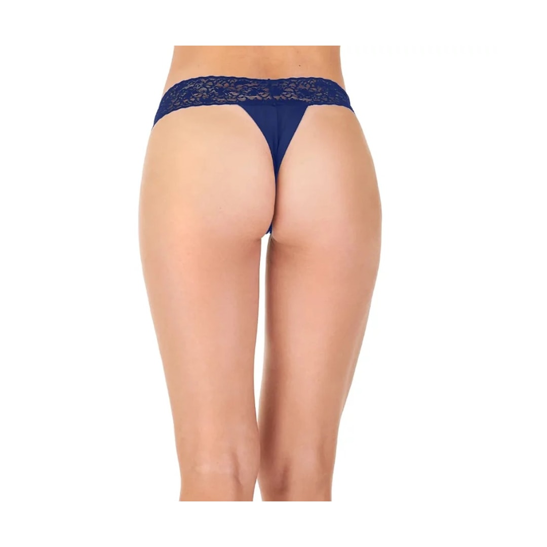 Calcinha Zee Rucci Fio Duplo Com Renda Zr0202-037 Azul Royal Calcinha Zee Rucci Fio Duplo Com Renda Zr0202-037 Azul Royal