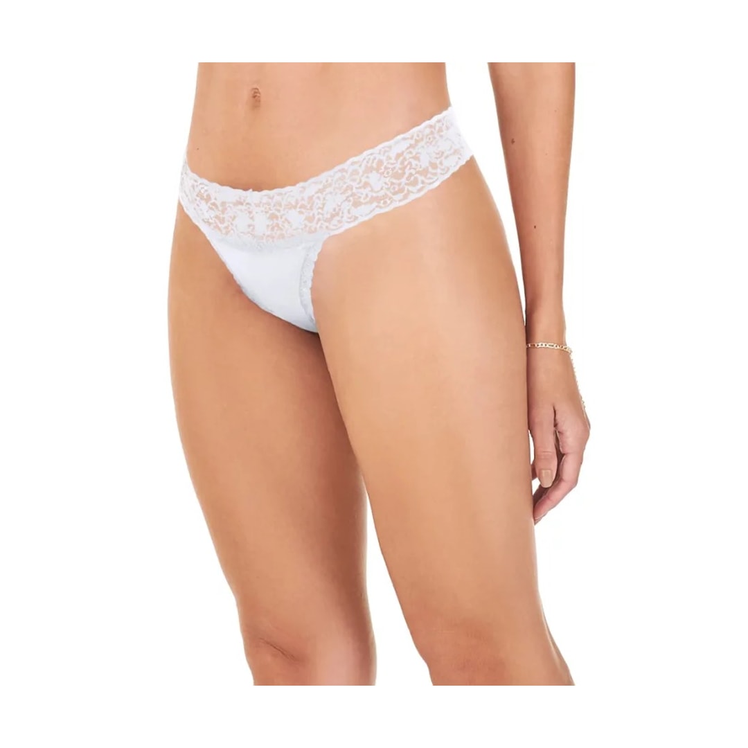 Calcinha Zee Rucci Fio Duplo Com Renda Zr0202-037 C000 Branco
