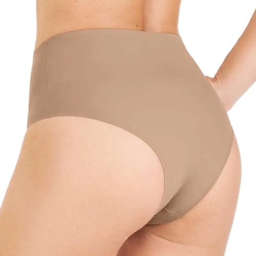 Detalhe - Calcinha Zee Rucci Tanga Cós Alto Laser Zr0201-111 C104 Nude
