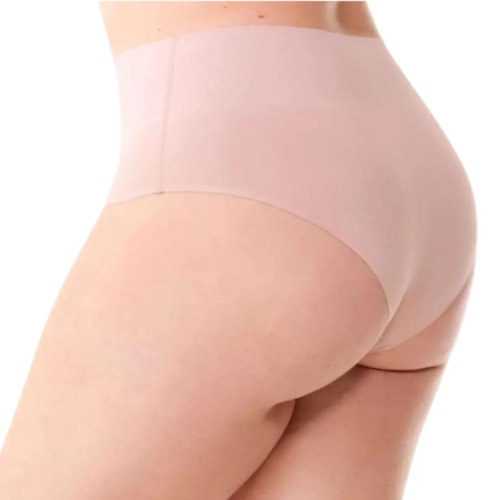 Detalhe - Calcinha Zee Rucci Tanga Cós Alto Laser Zr0201-111 C571 Rose
