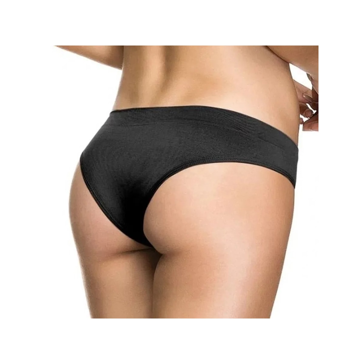 Calcinha Zee Rucci Tanga Jacquard Zr0201-001 C099 Preto