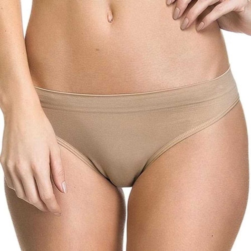 Calcinha Zee Rucci Tanga Jacquard Zr0201-001 C122 Bege