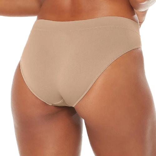 Detalhe - Calcinha Zee Rucci Tanga Jacquard Zr0201-001 C122 Bege