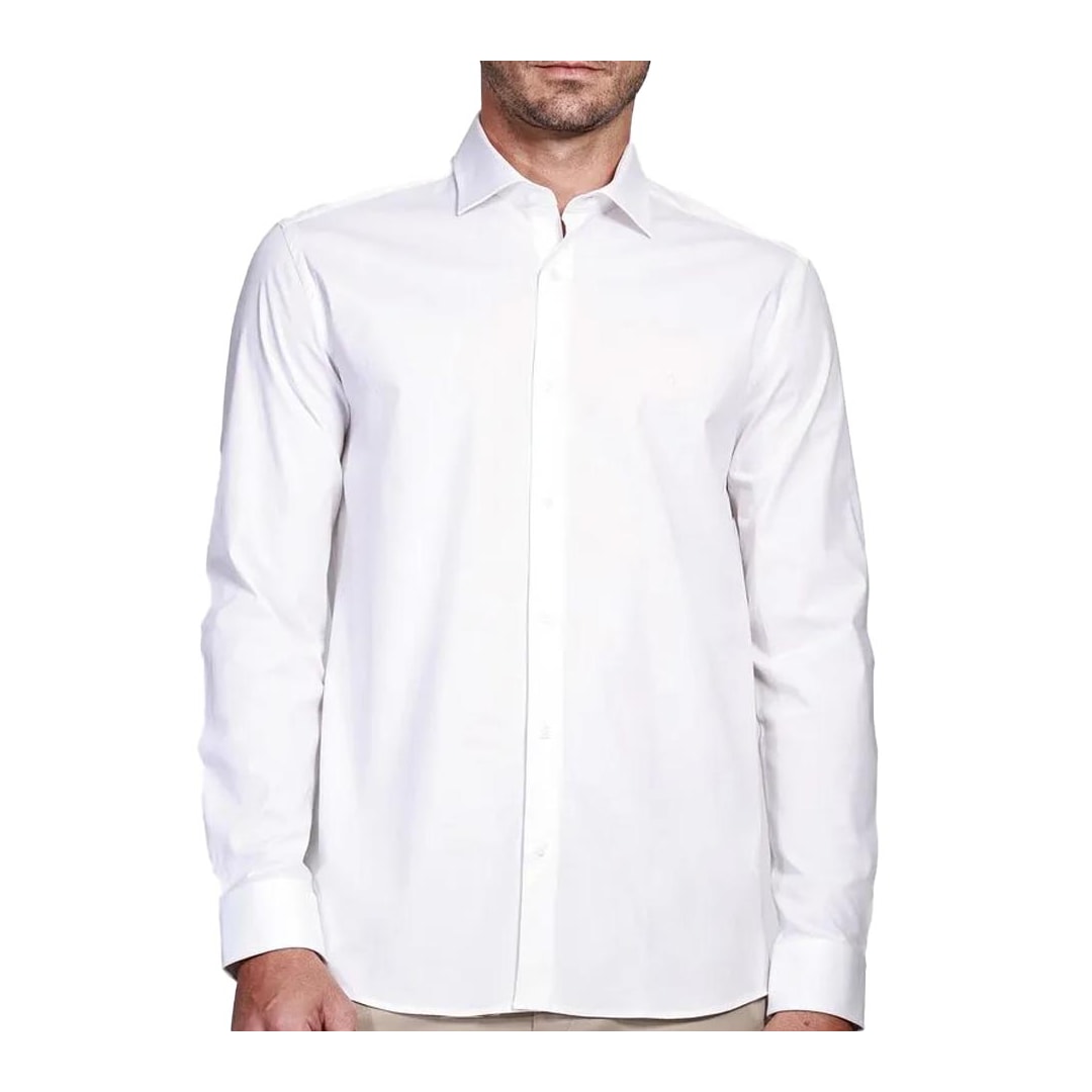 Camisa Aramis Manga Longa Slim 02.0676 Branco Camisa Aramis Manga Longa Slim 02.0676 Branco