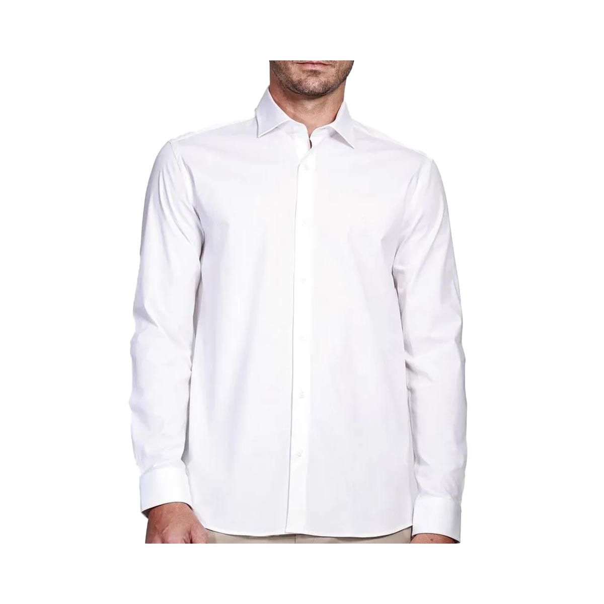 Camisa Aramis Manga Longa Slim 02.0676 Branco Camisa Aramis Manga Longa Slim 02.0676 Branco