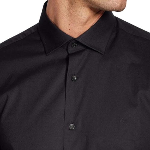 Detalhe - Camisa Aramis Manga Longa Slim 02.0676 Chumbo
