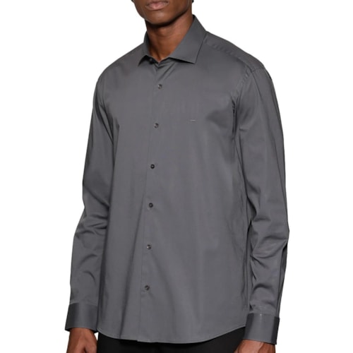 Camisa Aramis Manga Longa Slim 02.0676 Grafite