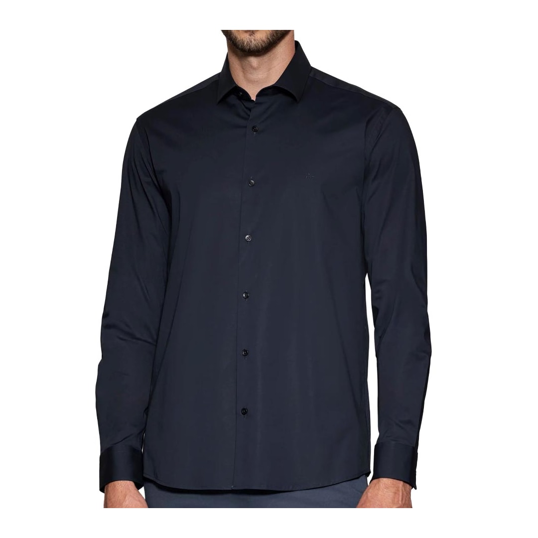 Camisa Aramis Manga Longa Slim 02.0676 Marinho Escuro