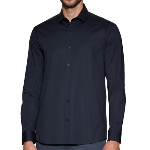 Camisa Aramis Manga Longa Slim 02.0676 Marinho Escuro