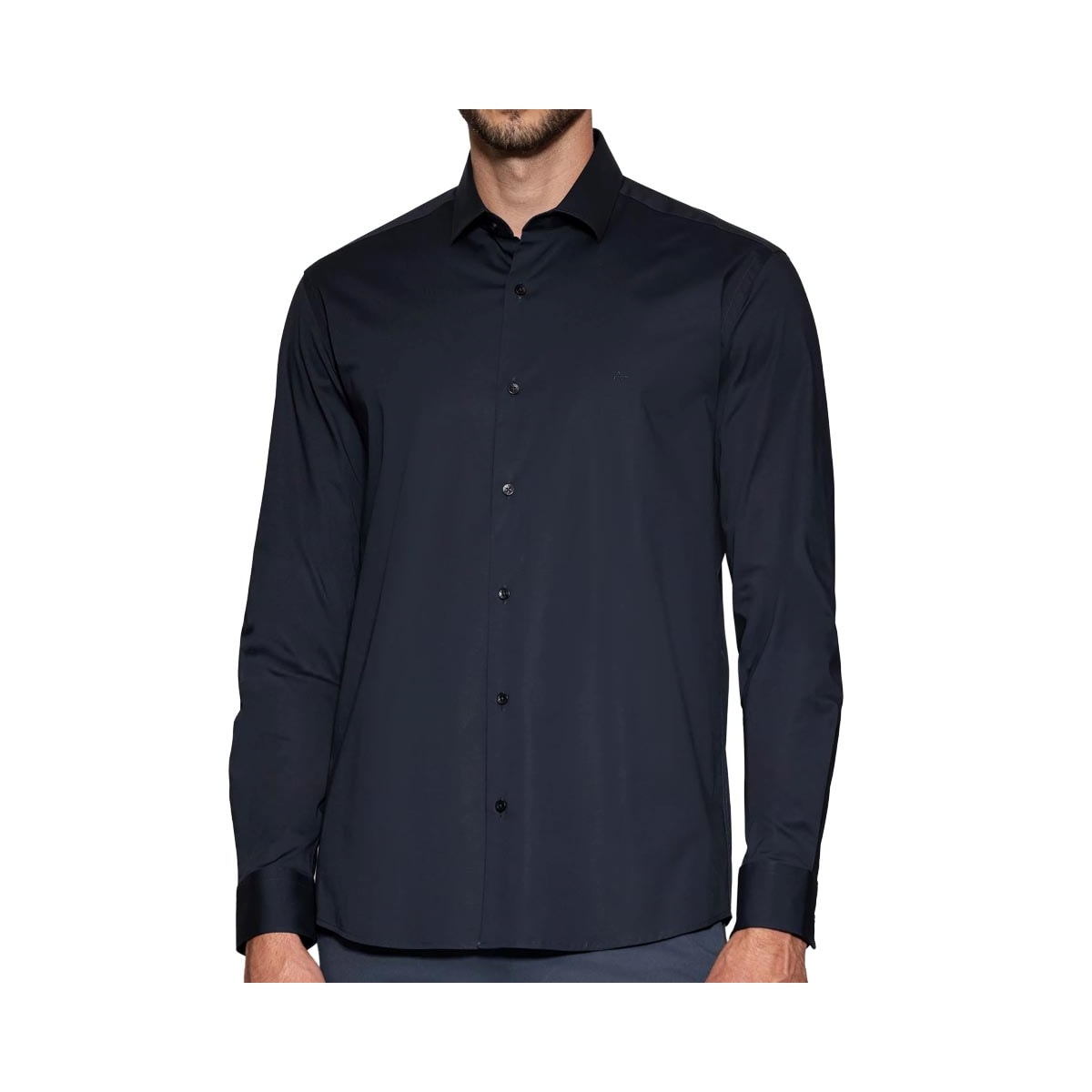 Camisa Aramis Manga Longa Slim 02.0676 Marinho Escuro Camisa Aramis Manga Longa Slim 02.0676 Marinho Escuro